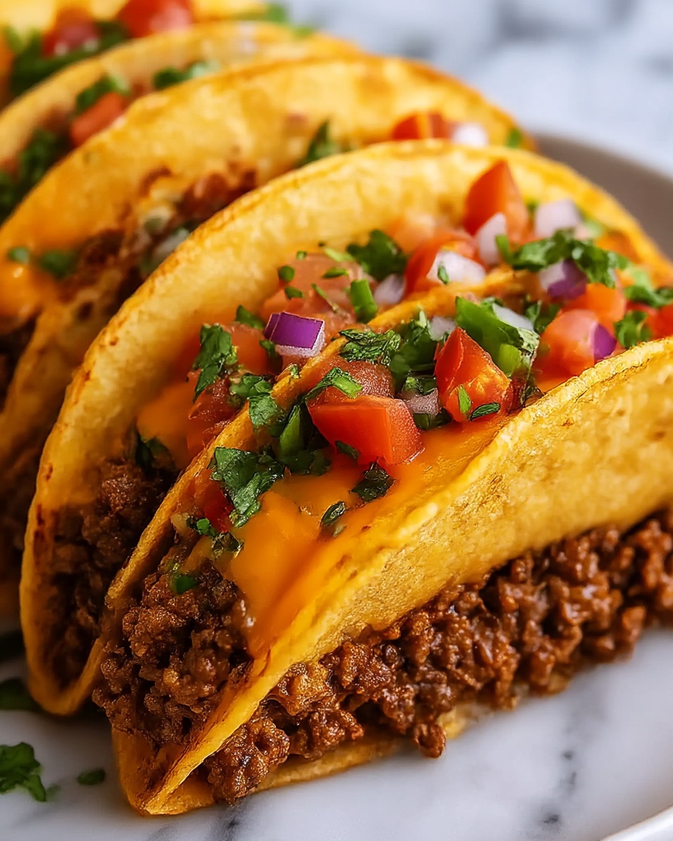 Loaded Cheesy Pocket Tacos Recipe - Recipe Image