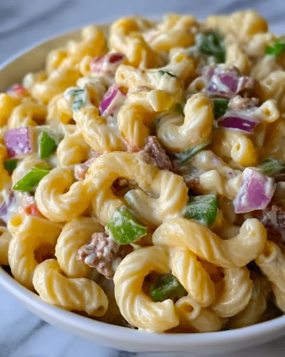 Cheeseburger Pasta Salad Recipe - Recipe Image
