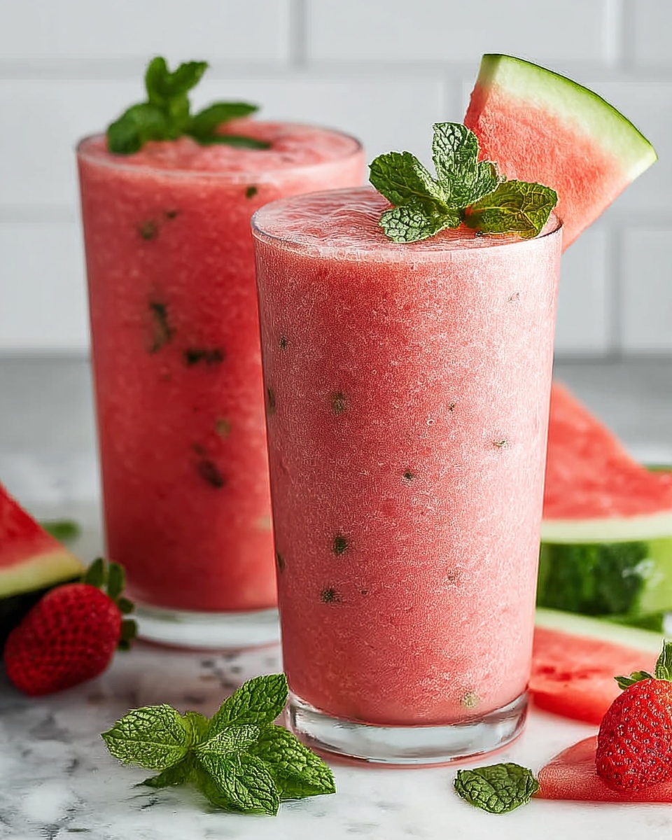 Watermelon Smoothie: The Ultimate Refreshing Summer Drink Recipe - Recipe Image