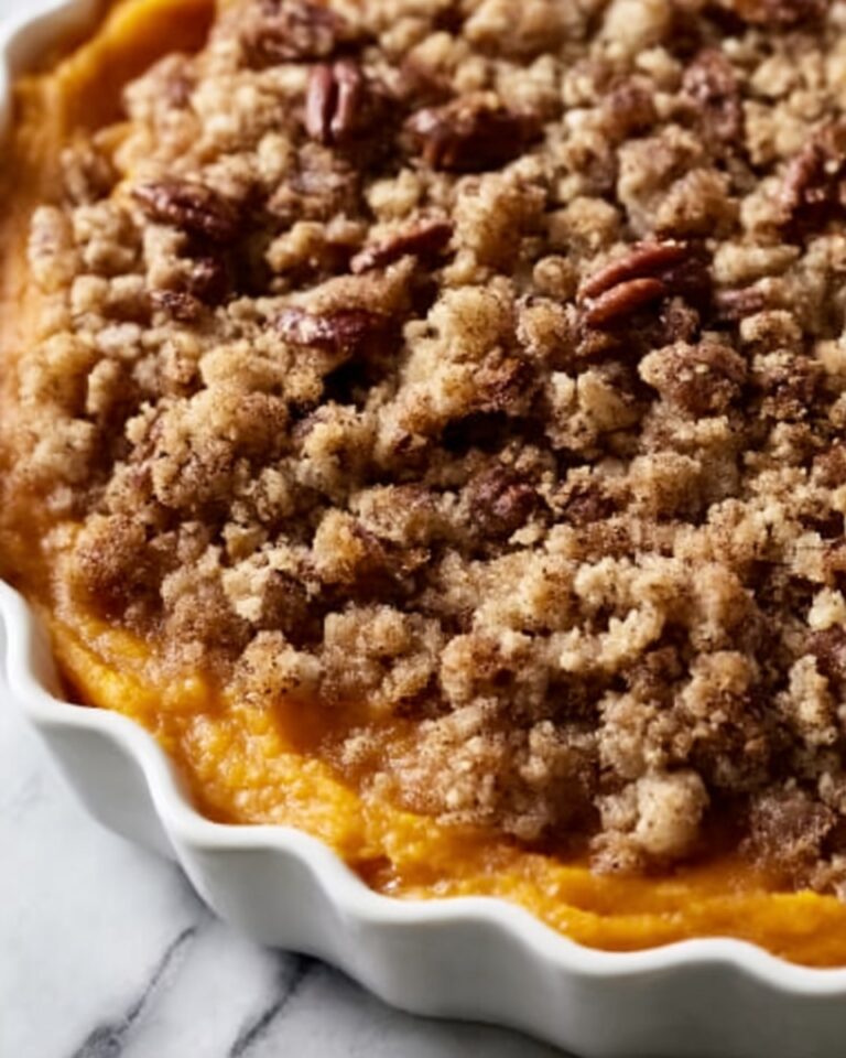 Sweet Potato Casserole with Pecan Streusel Topping Recipe