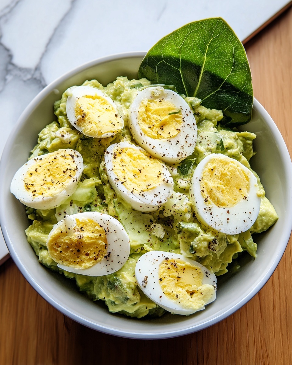 Keto Avocado Egg Salad Recipe - Recipe Image