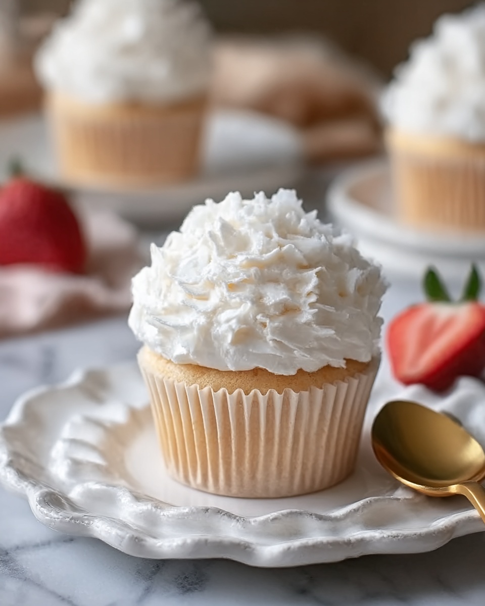 Angel Food Cupcakes Recipe - Recipe Image