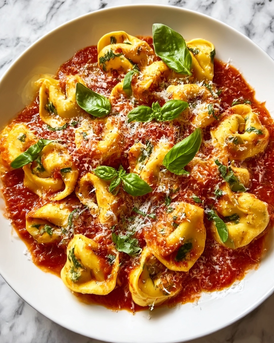 CrockPot Chicken Tortellini with Spinach and Parmesan Recipe - Recipe Image