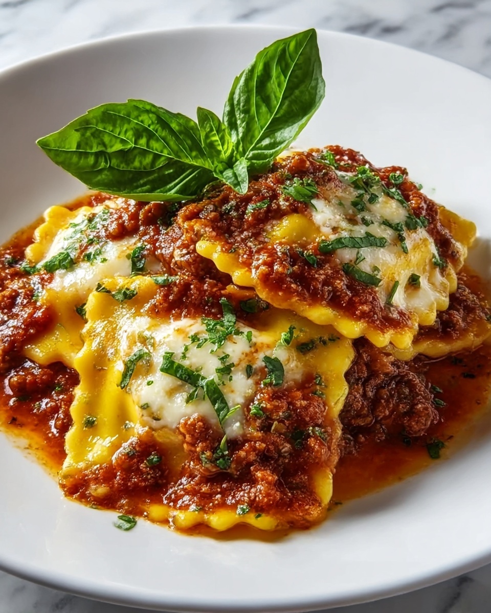 Savory Italian Baked Lasagna Soup Recipe - Recipe Image