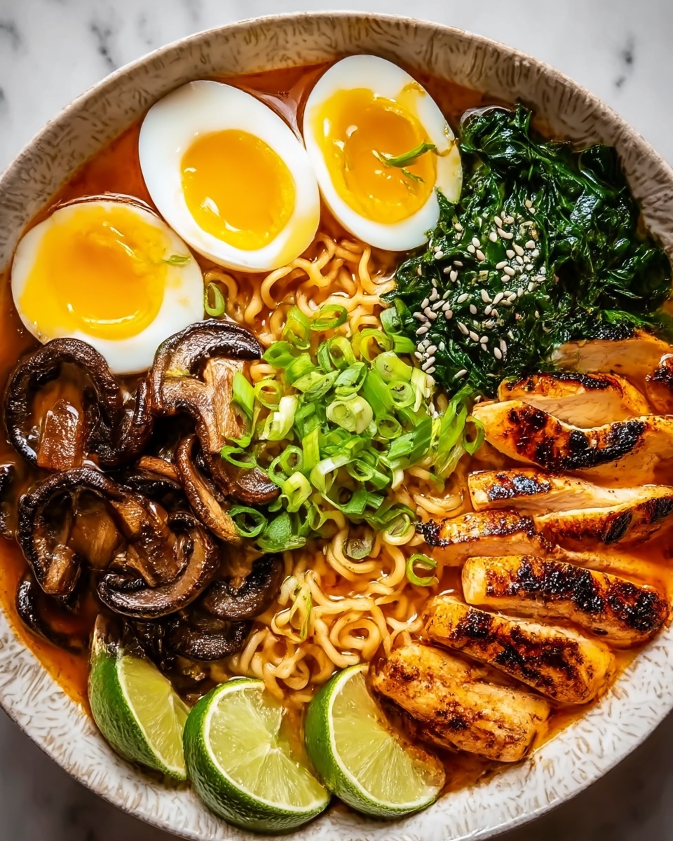 Fiery Chicken Ramen Recipe - Recipe Image