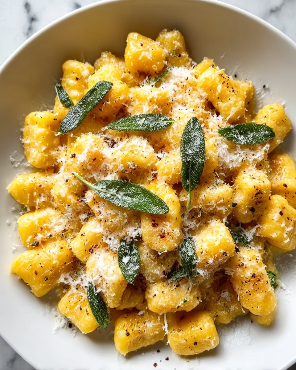 Creamy Pumpkin Gnocchi with Sage and Parmesan Recipe - Recipe Image