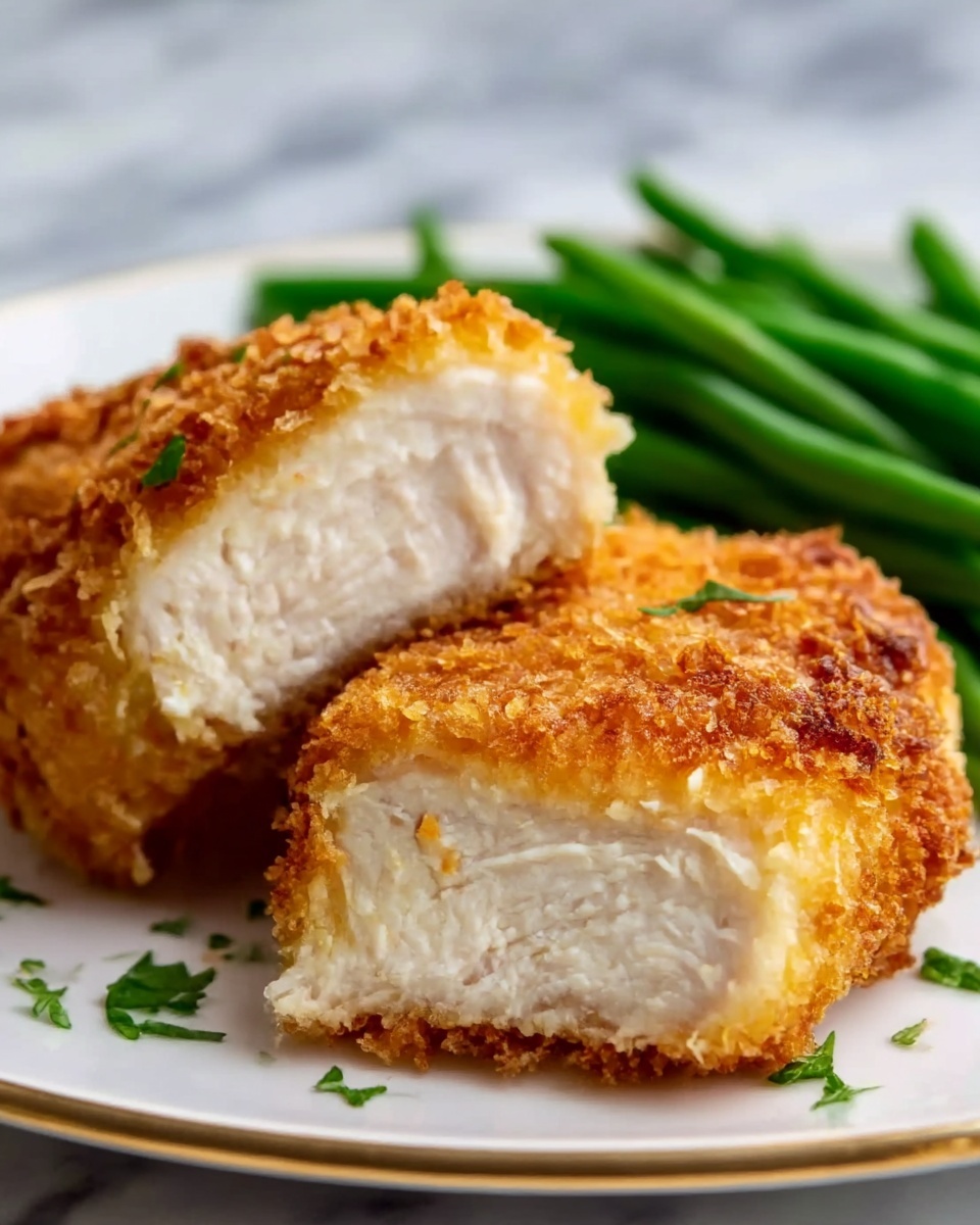 Air Fryer Parmesan Crusted Chicken Recipe - Recipe Image