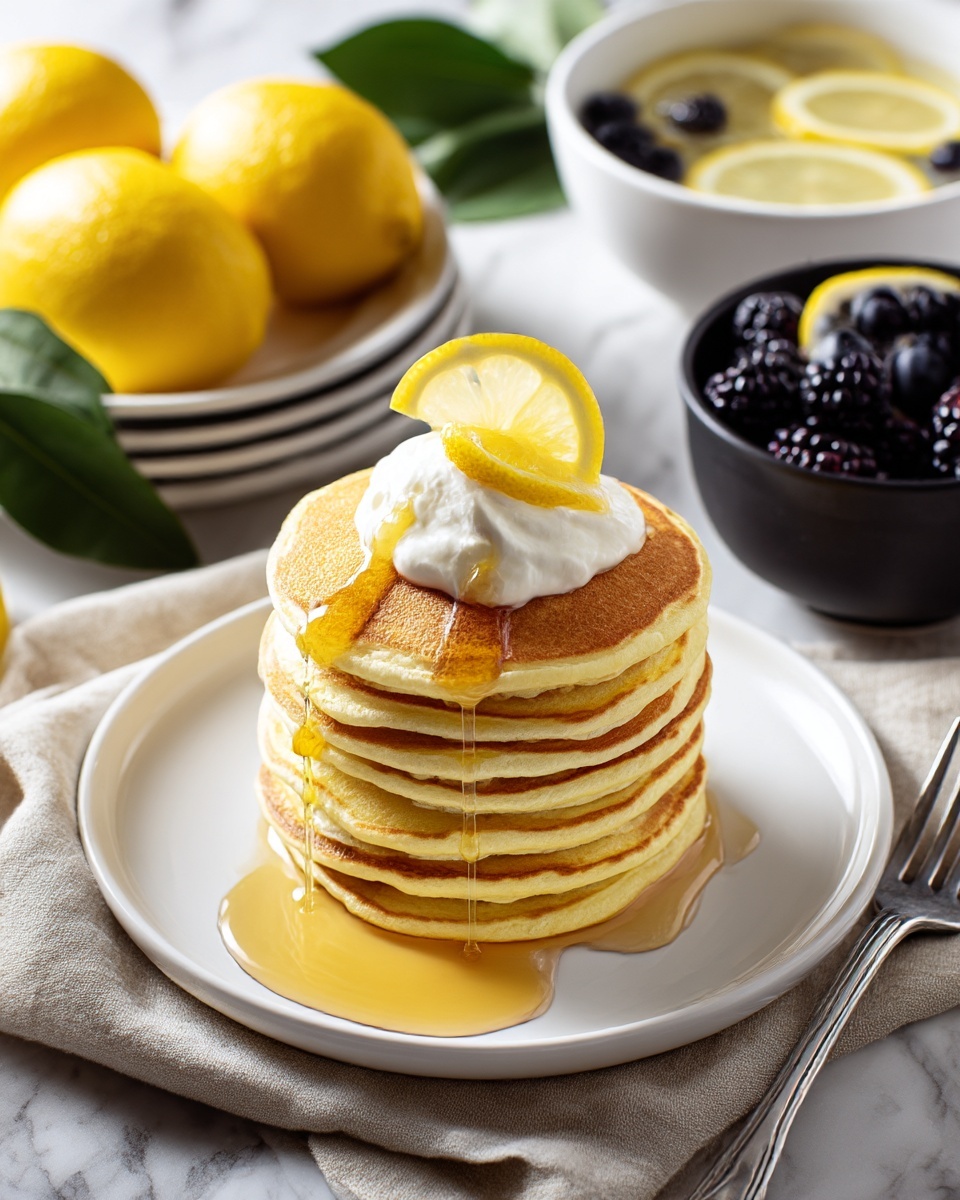 Lemon Ricotta Pancakes Recipe - Recipe Image