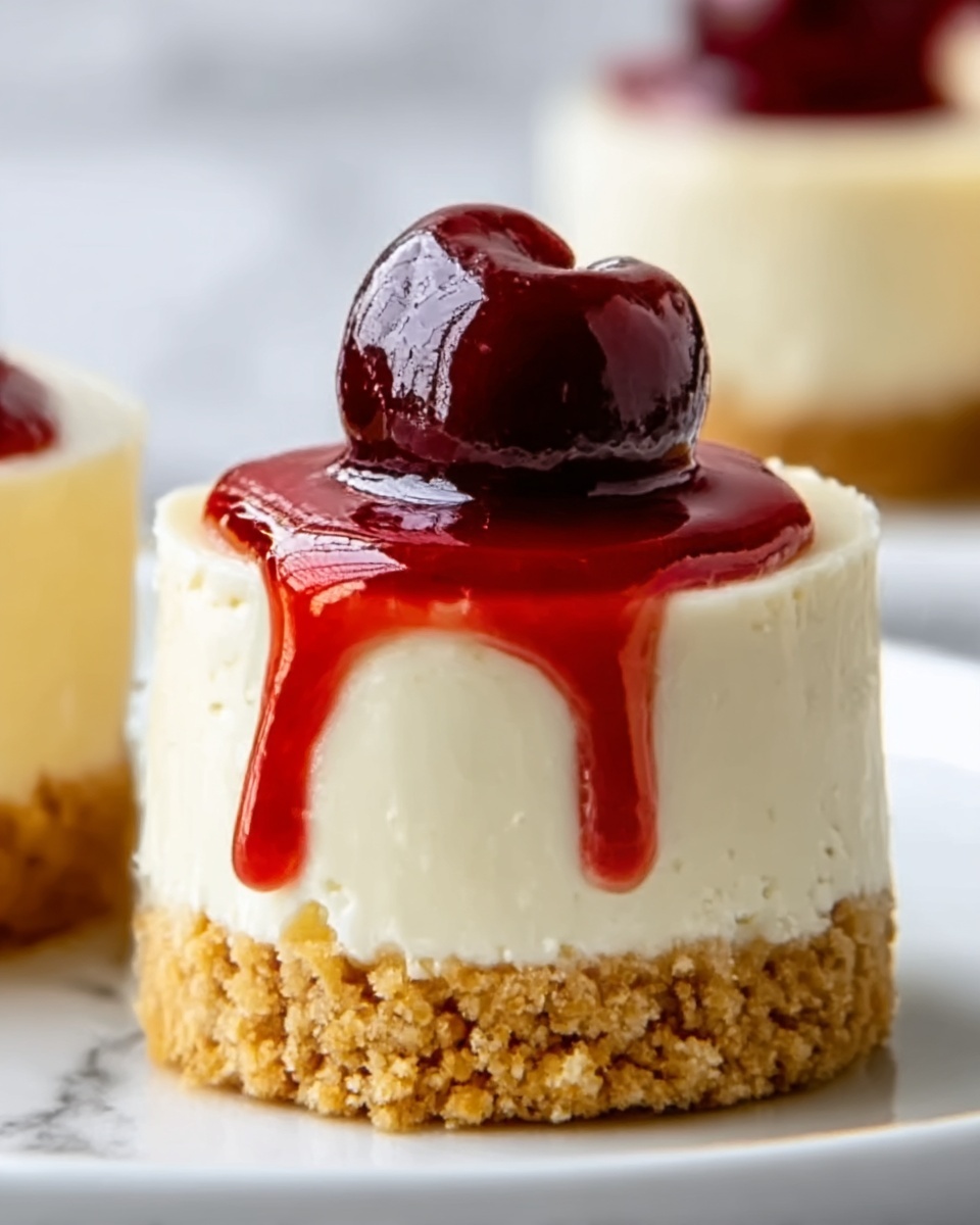 Mini Cheesecakes with Vanilla Wafer Crust Recipe - Recipe Image