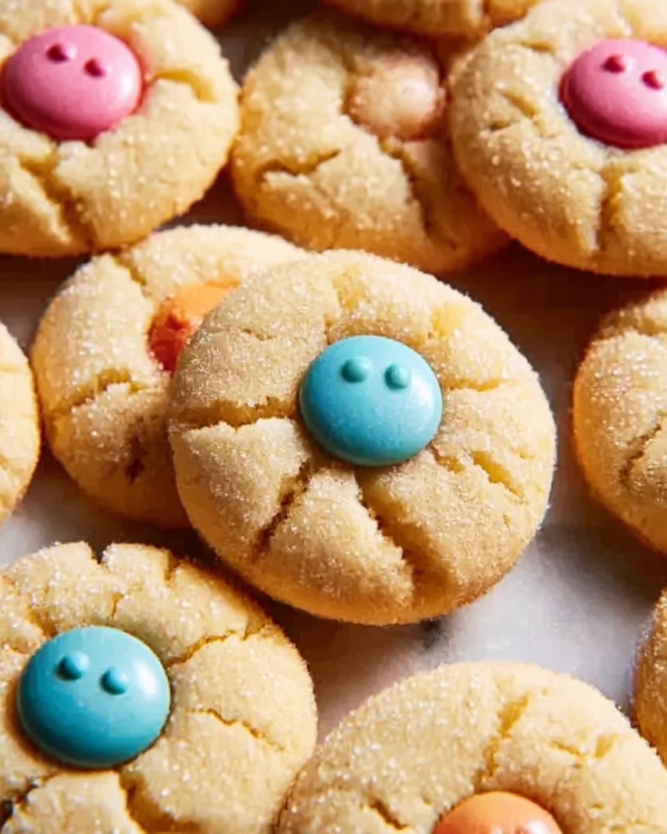 Easter Bunny Button Cookies Recipe - Recipe Image