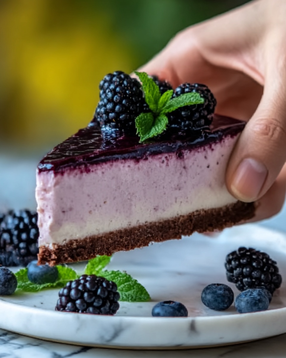 Blackberry Cheesecake Recipe - Recipe Image