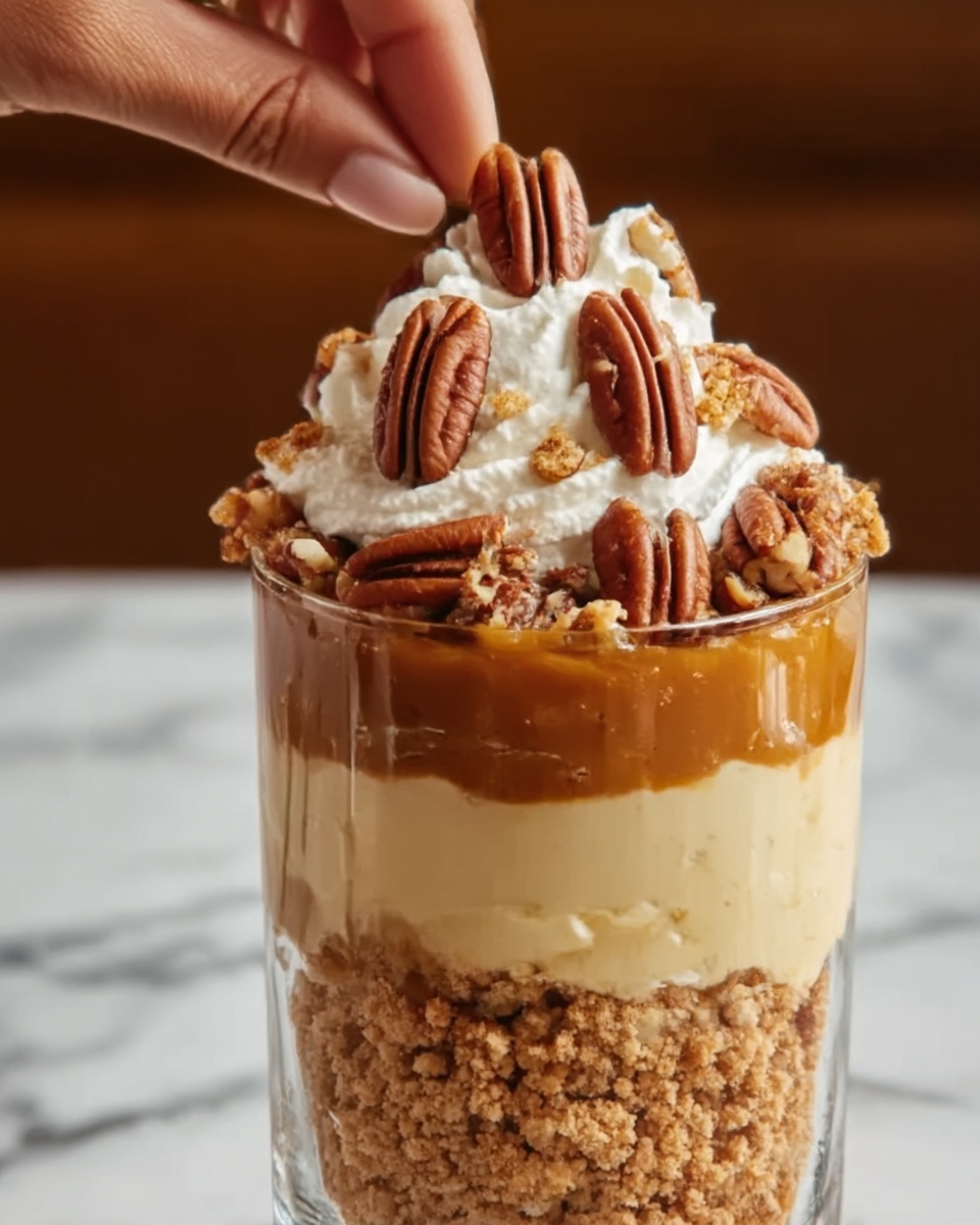 Maple Pecan & Pumpkin Cheesecake Trifle Recipe - Recipe Image