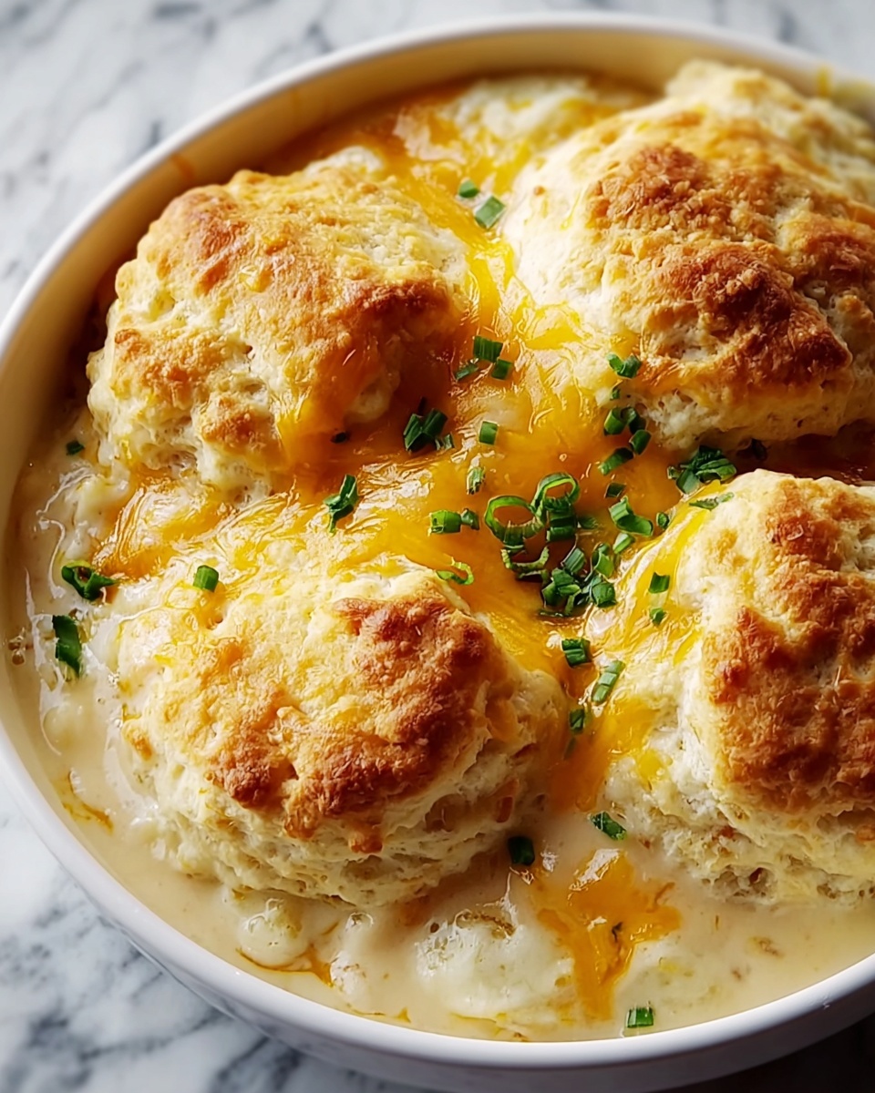 The Cheesy Chicken Biscuit Casserole Recipe - Recipe Image