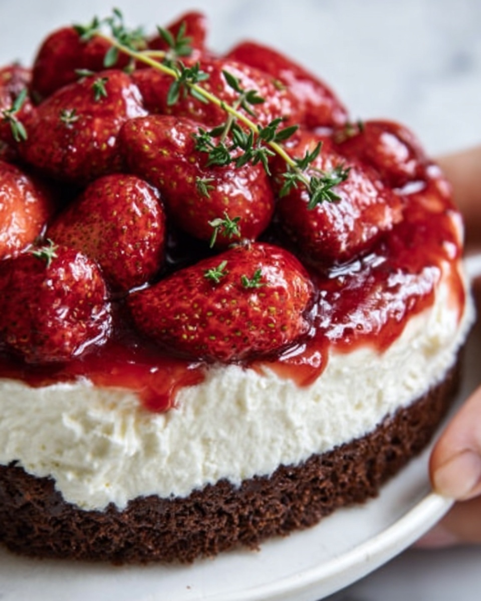 Roasted Strawberry Whipped Ricotta Toast Recipe - Recipe Image