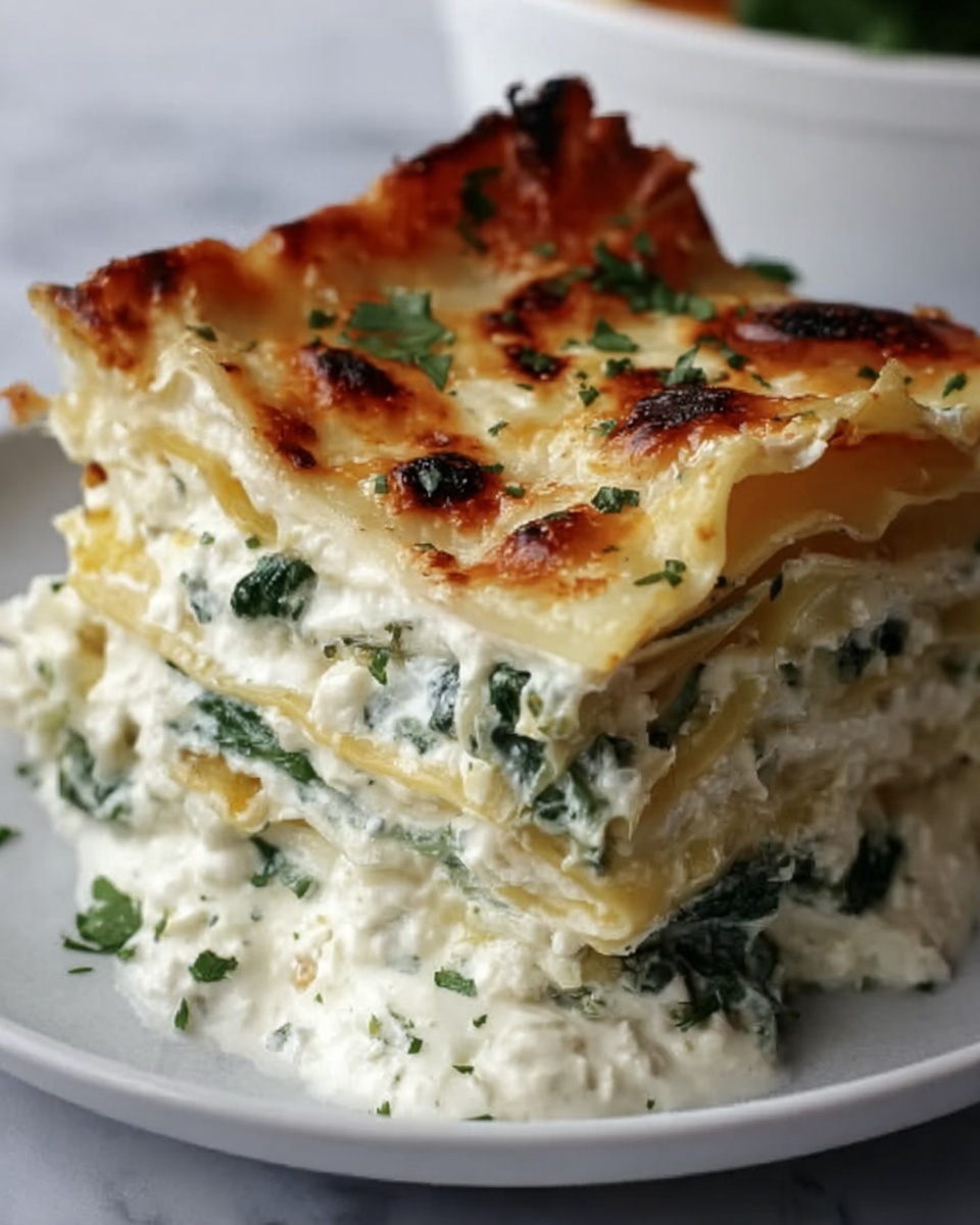 Springtime White Lasagna Recipe - Recipe Image