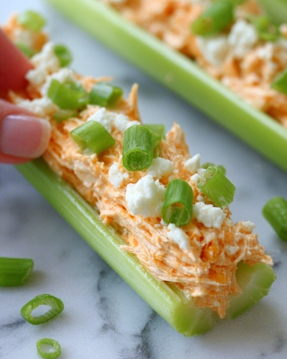 Buffalo Chicken Celery Sticks Recipe - Recipe Image