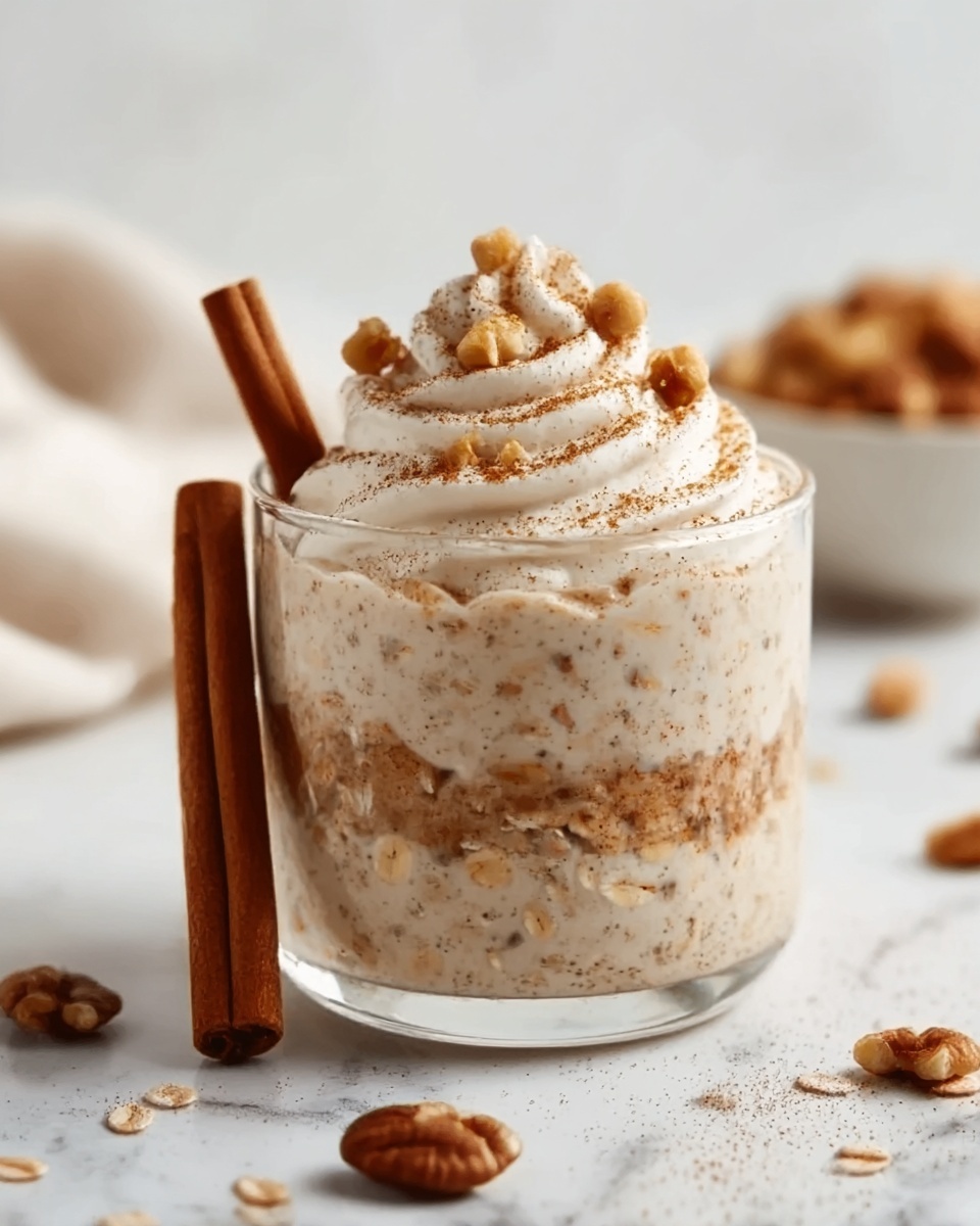 Cinnamon Roll Overnight Oats Recipe - Recipe Image