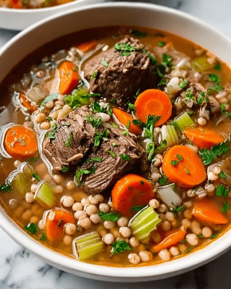 Hearty Beef and Barley Soup Recipe