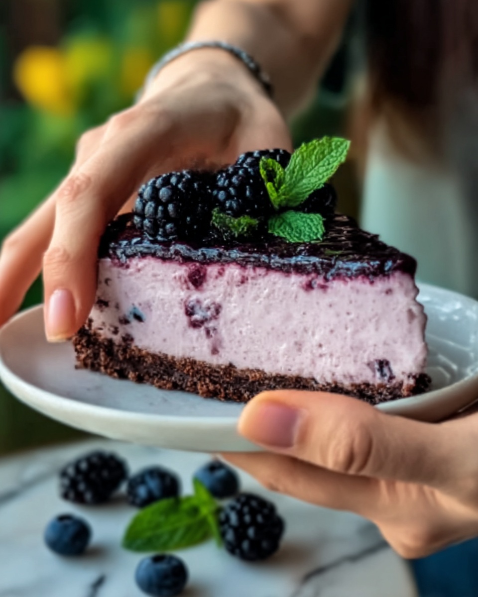 Blackberry Cheesecake Recipe - Recipe Image