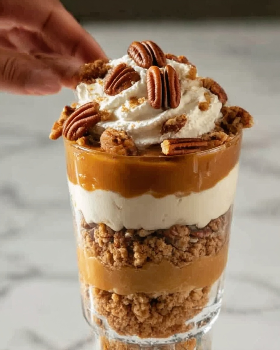 Maple Pecan & Pumpkin Cheesecake Trifle Recipe - Recipe Image