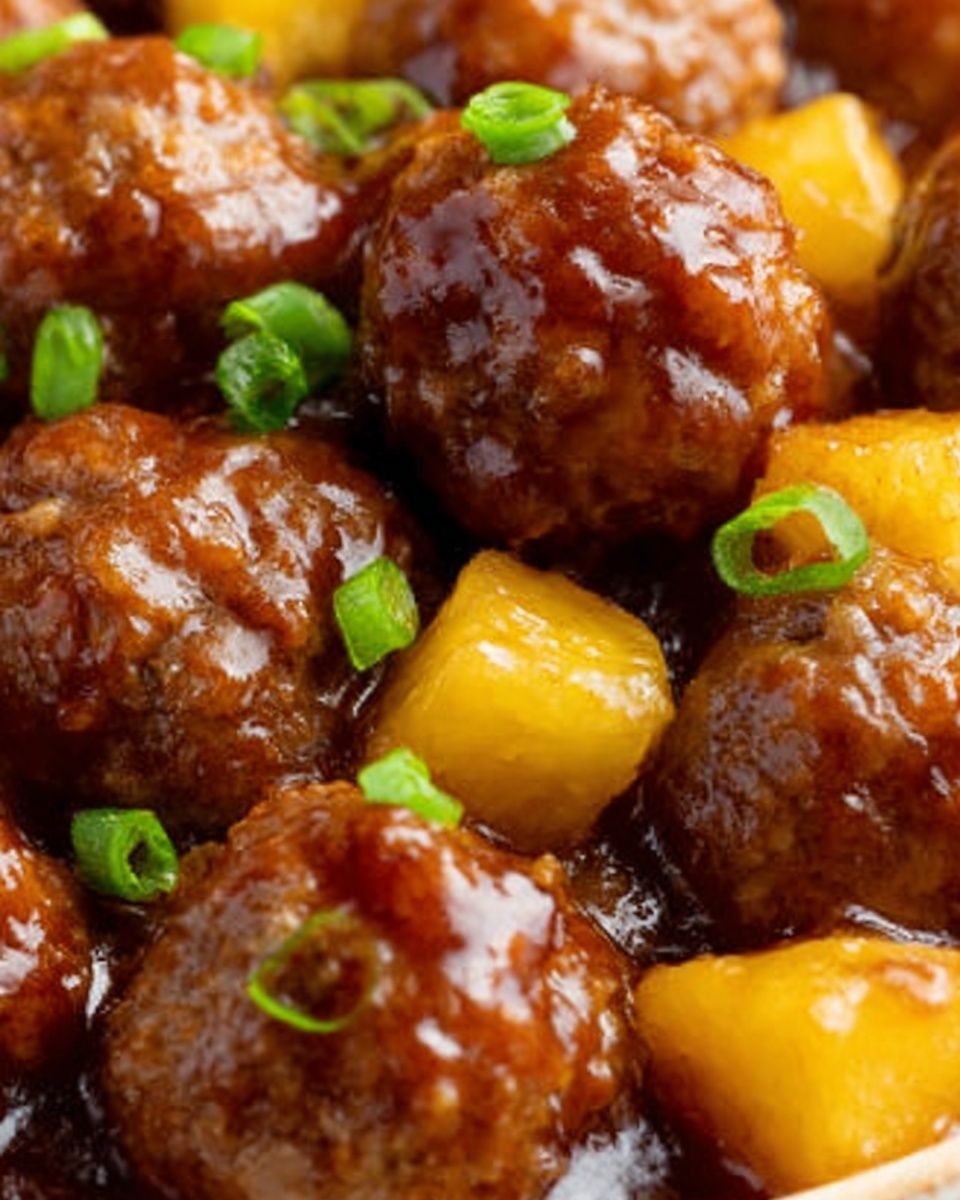 Crockpot Sweet and Sour Meatballs Recipe - Recipe Image