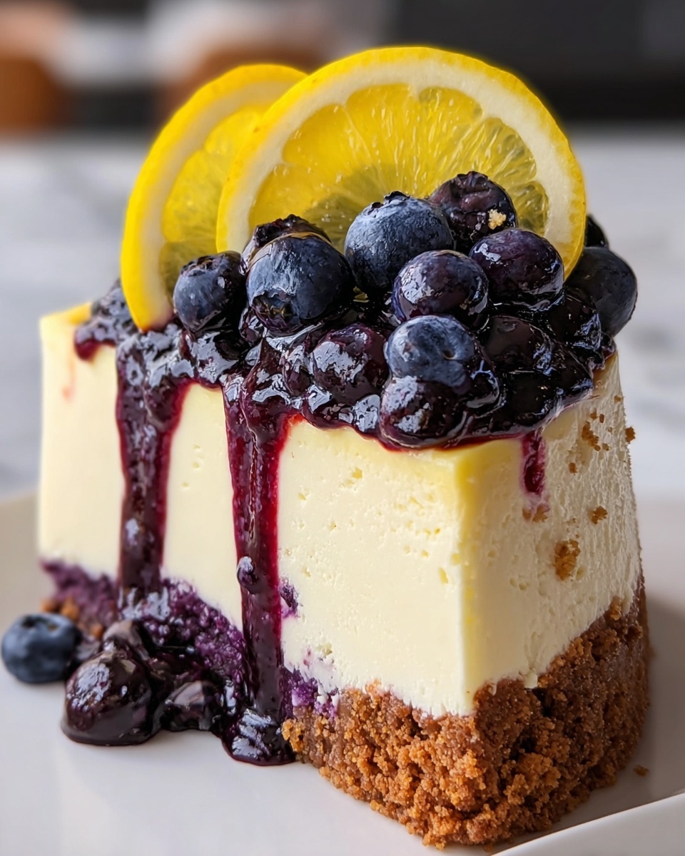 Lemon Blueberry Cheesecake Extravaganza Recipe - Recipe Image