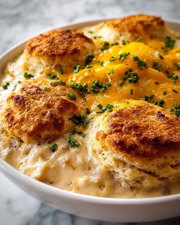 The Cheesy Chicken Biscuit Casserole Recipe