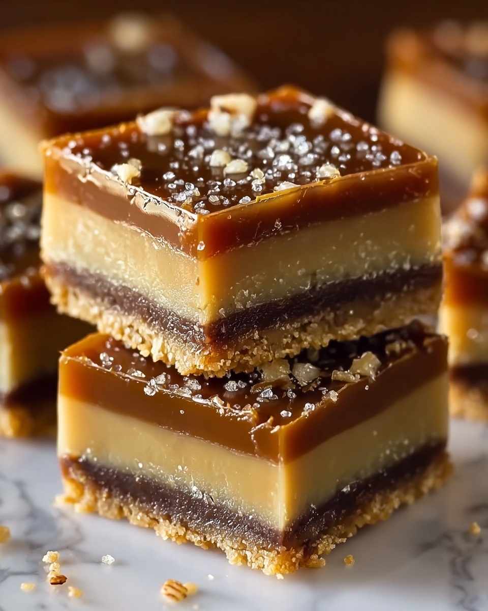 Gooey Caramel Coffee Bars Recipe - Recipe Image