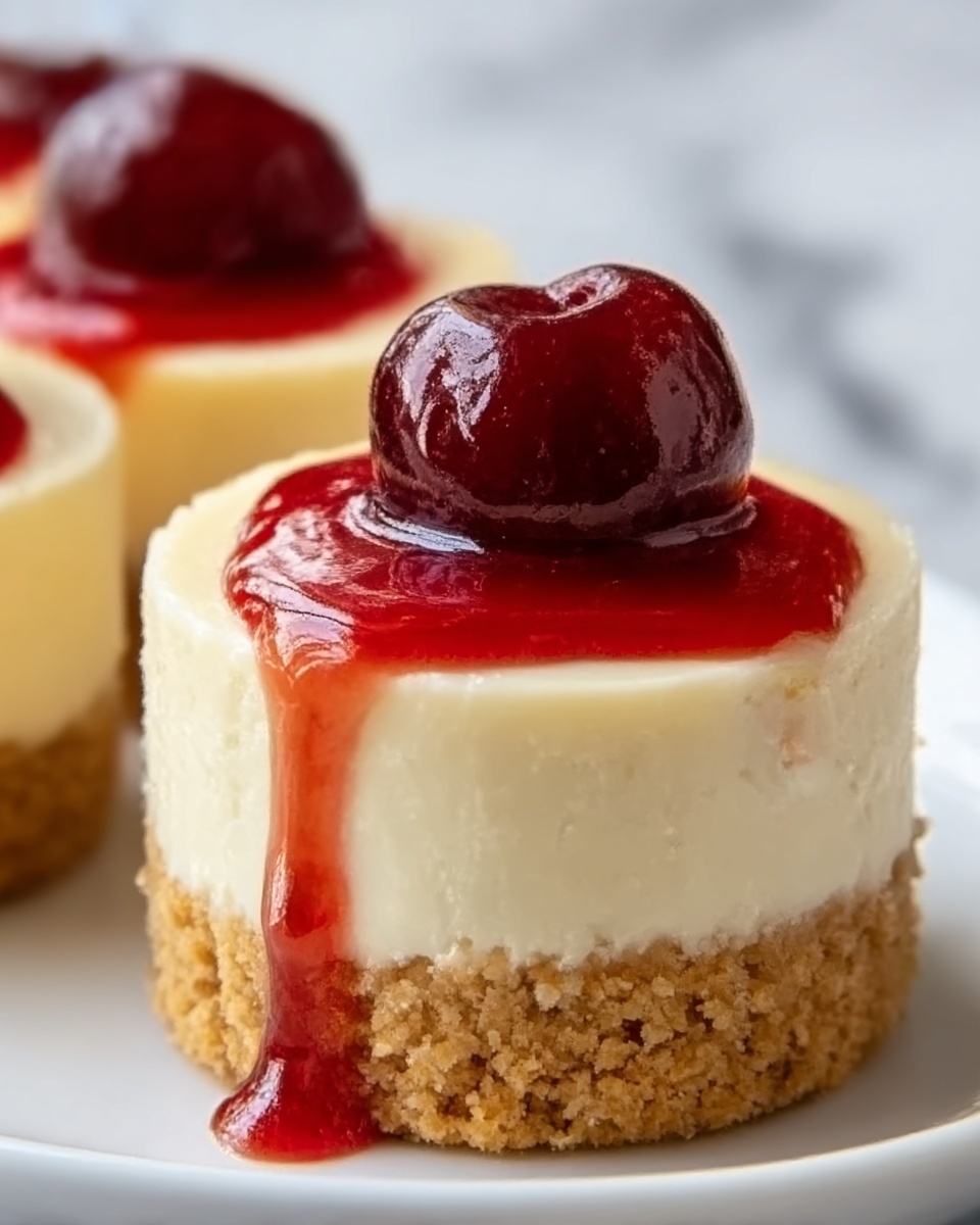 Mini Cheesecakes with Vanilla Wafer Crust Recipe - Recipe Image