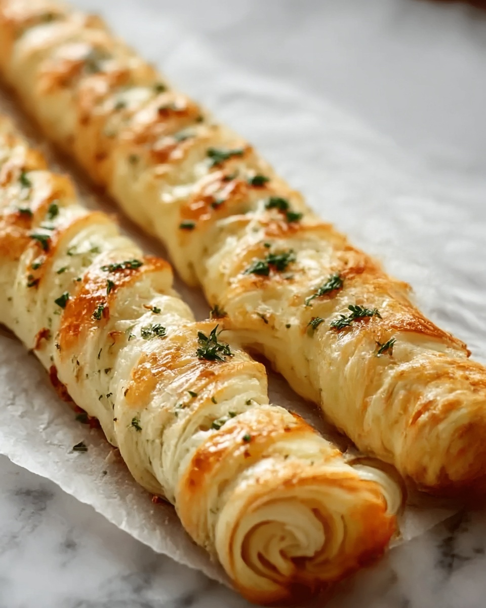 Cheesy Garlic Butter Rollups Recipe - Recipe Image