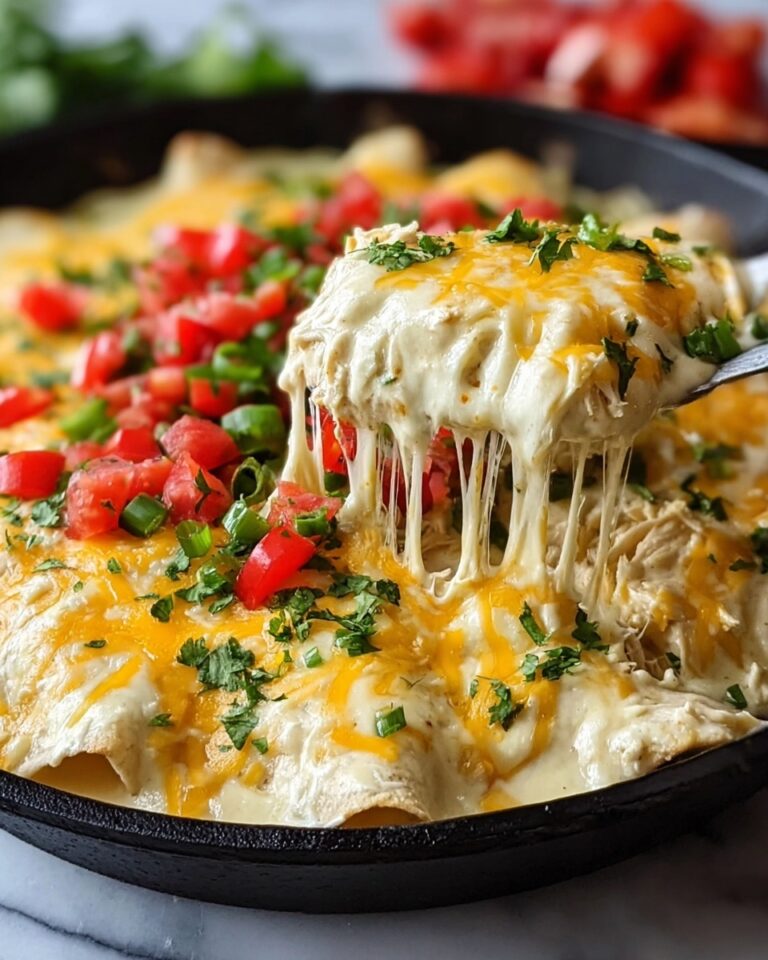 White Chicken Enchilada Skillet Recipe