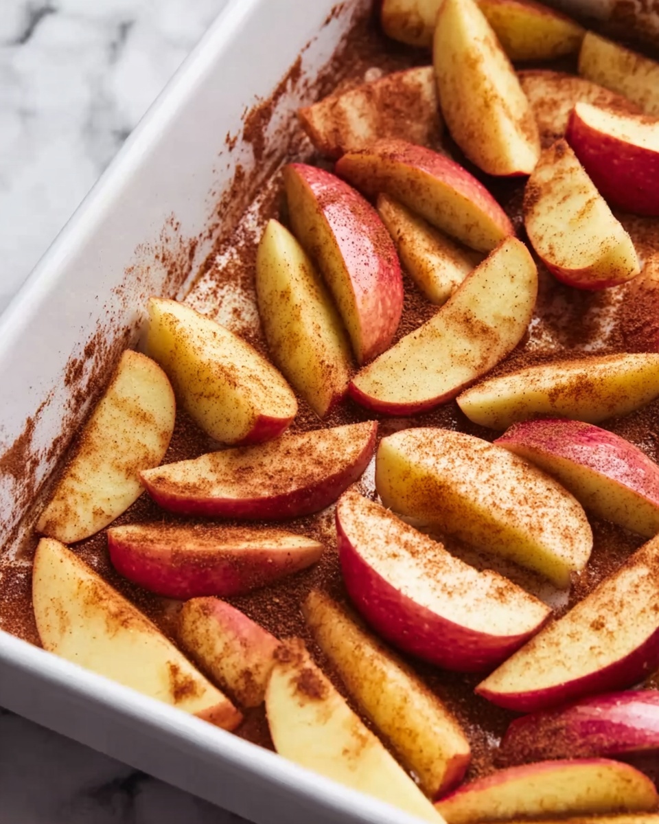 Baked Apple Slices with Cinnamon and Nutmeg Recipe - Recipe Image
