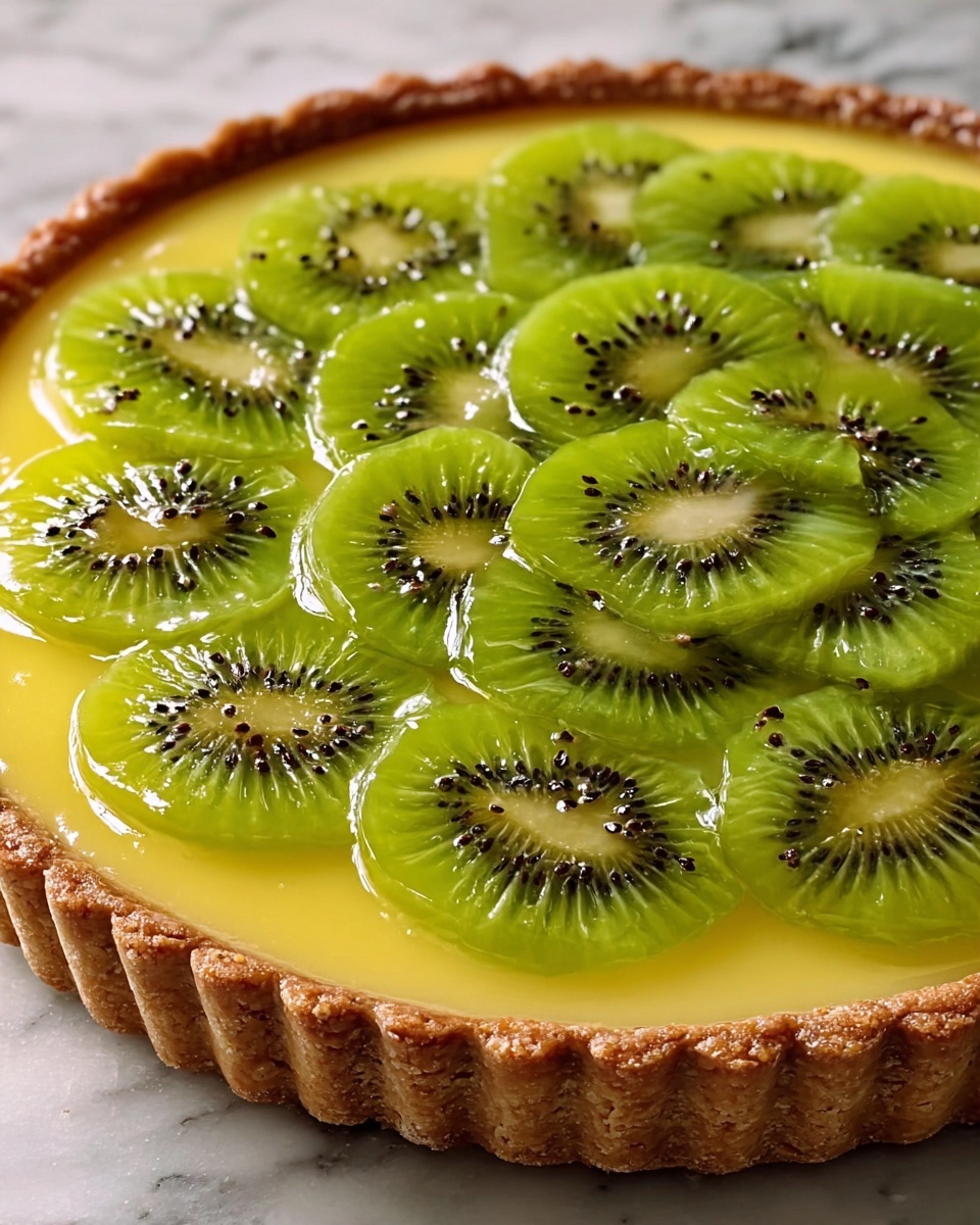 Key Lime Kiwi Tart Recipe - Recipe Image