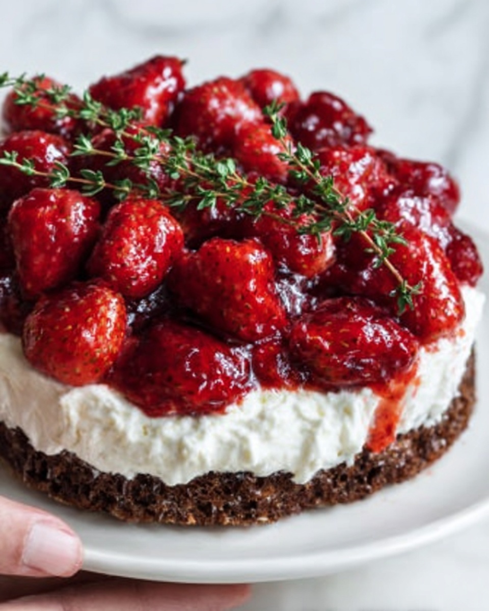 Roasted Strawberry Whipped Ricotta Toast Recipe - Recipe Image