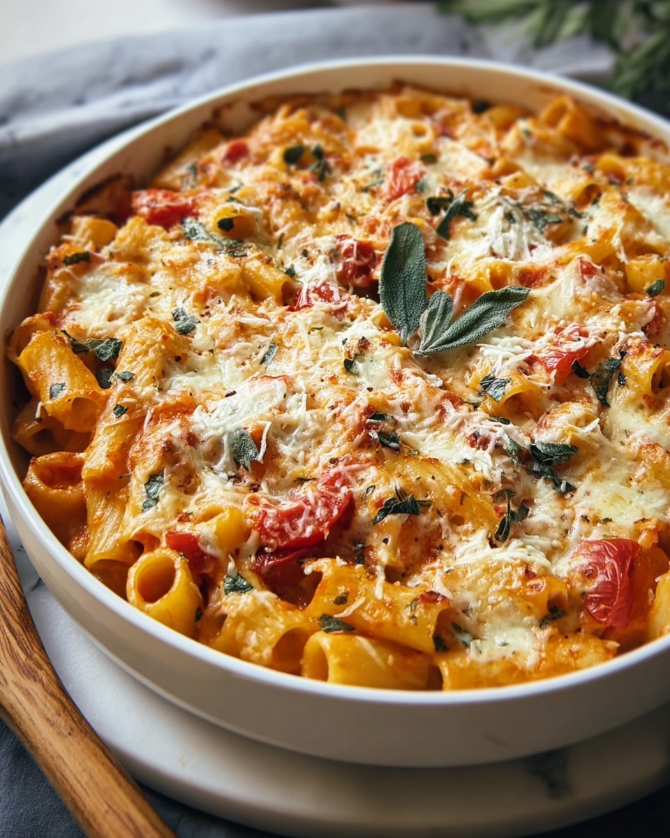 Pasta Bake with Pumpkin Tomato Sauce Recipe - Recipe Image