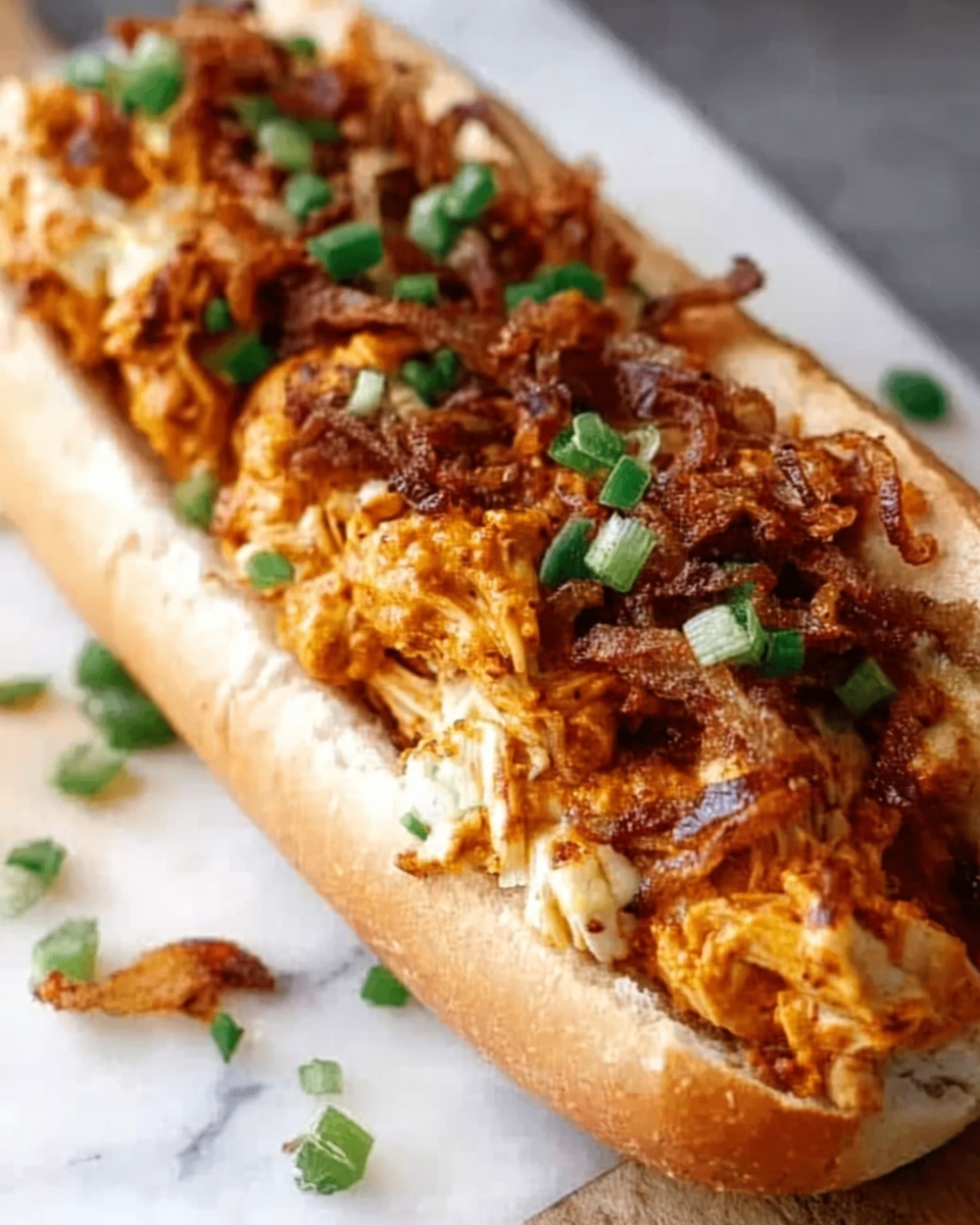 Buffalo Chicken Cheesesteak Recipe - Recipe Image